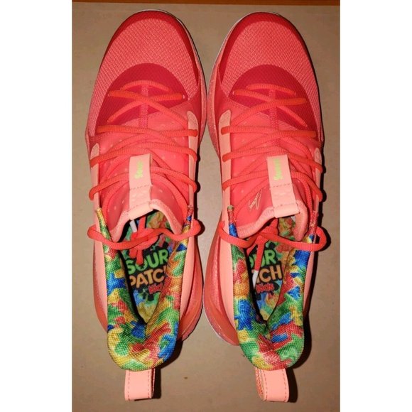 Under Armour Curry 7 Sour Patch Kids Basketball Peach 3021258-603 Men\'s Sz 11.5 main image 6